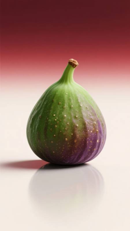 紫绿相间的无花果图片