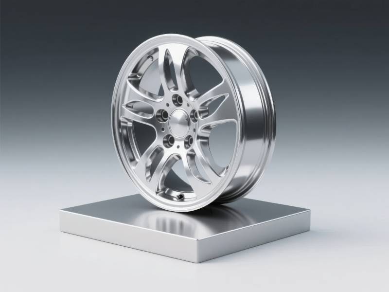 银色轮毂展示图片