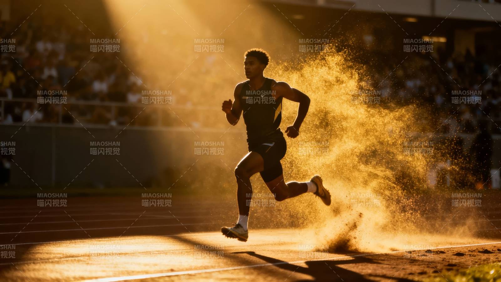 尘光中的奔跑图片