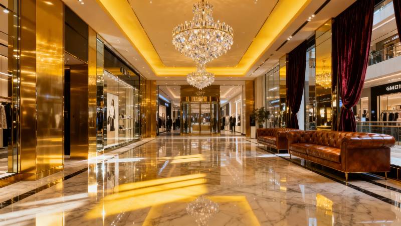 奢华商场大厅图片