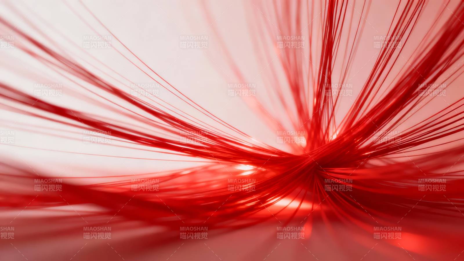红色光丝交织图片