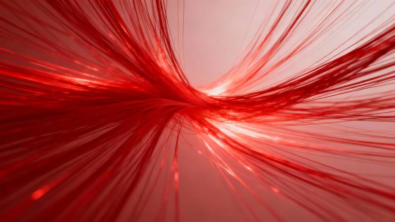 红色光流艺术图片