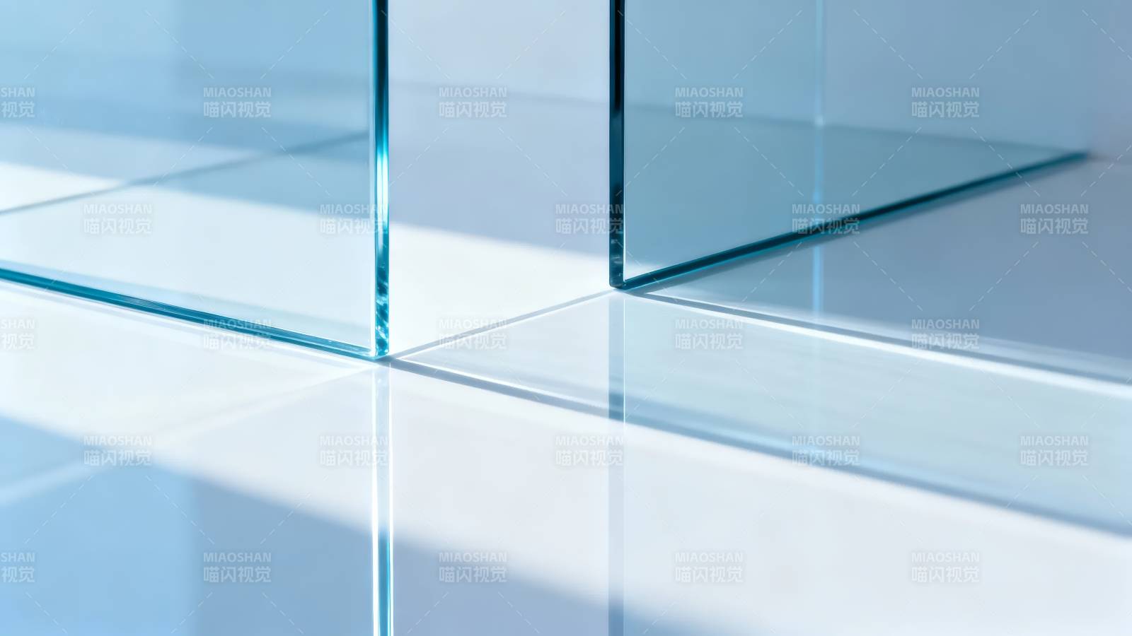 玻璃交界光影图片