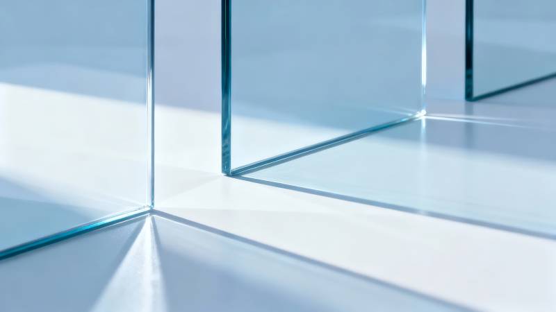 玻璃交界光影图片