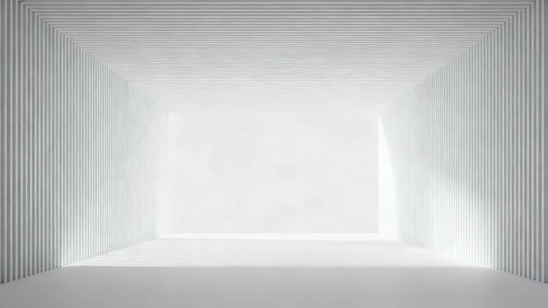 极简白色空间图片