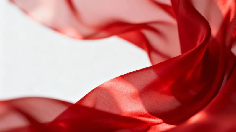 红绸飘舞图片