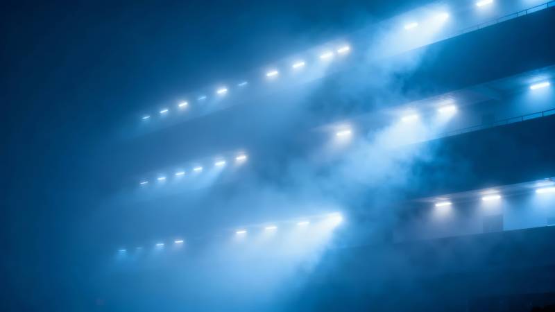 蓝光烟雾舞台图片