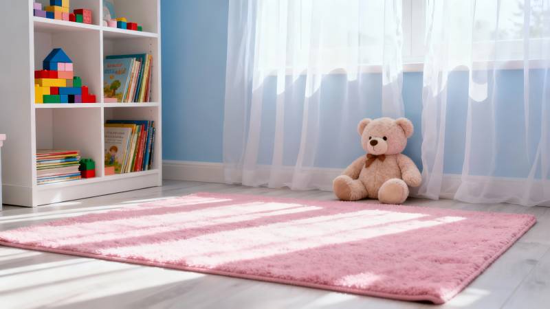 温馨儿童房地毯图片