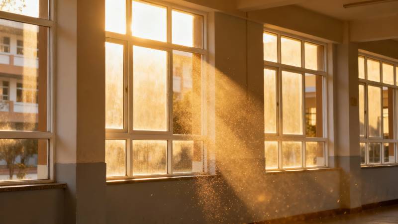 阳光洒满窗前图片