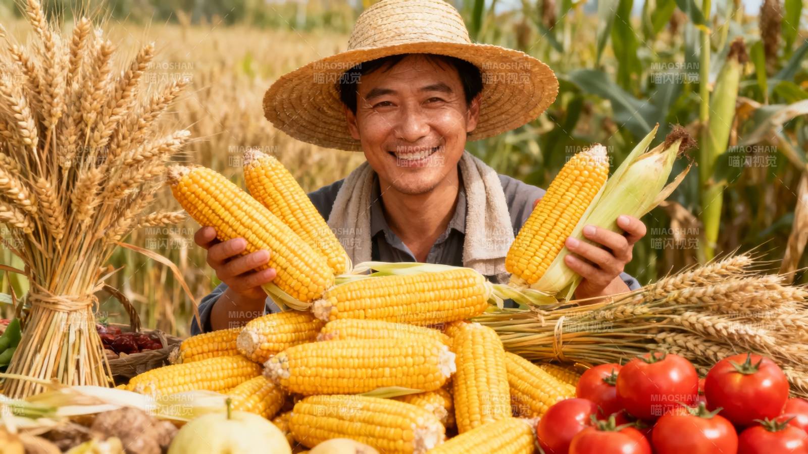 丰收的喜悦图片