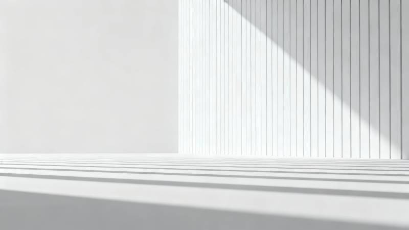 光影交错的极简空间图片