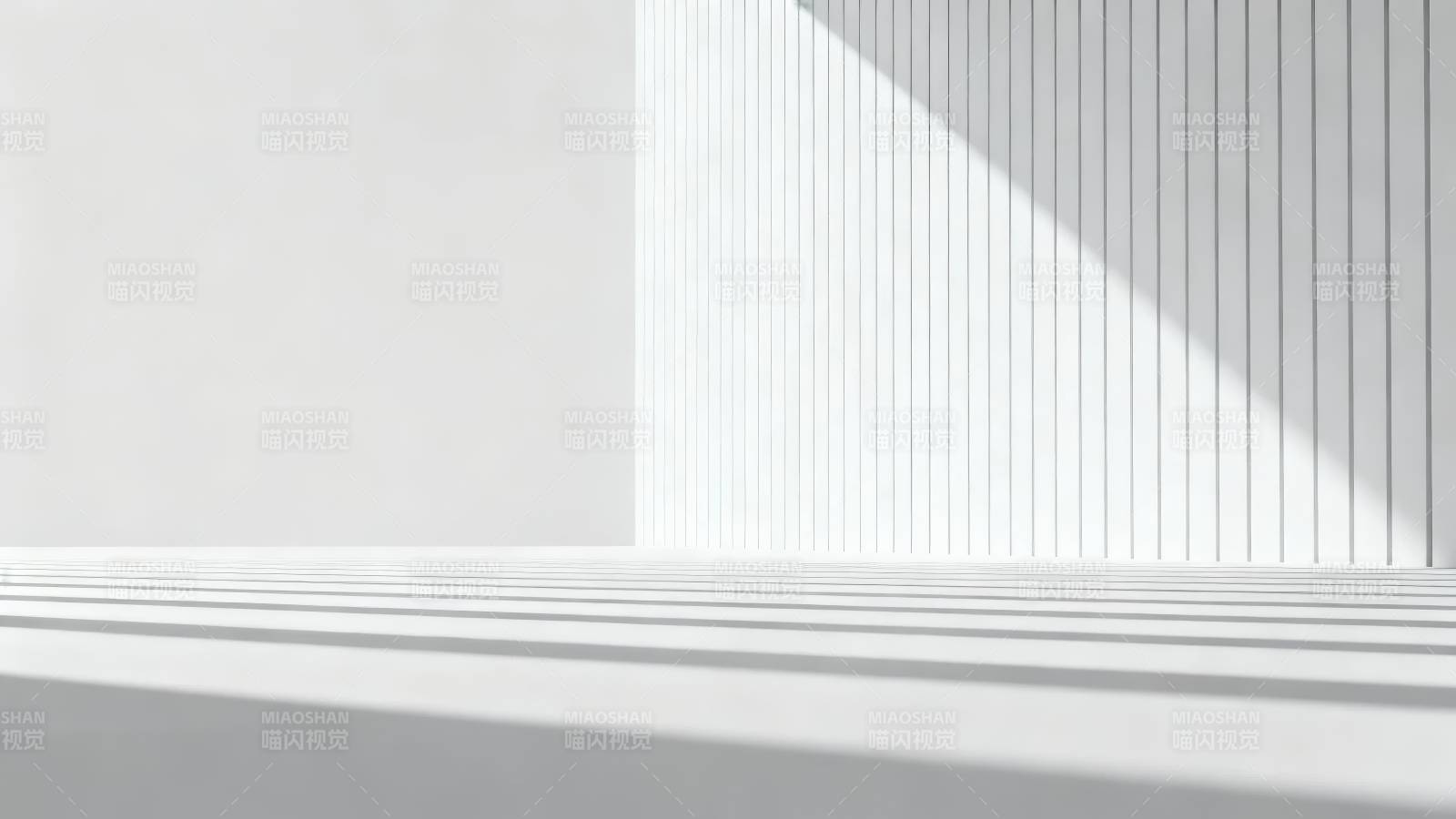 光影交错的极简空间图片