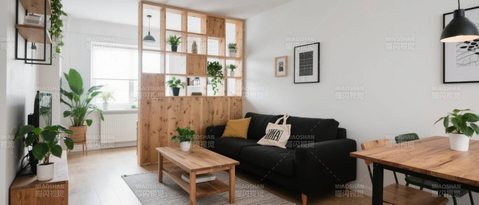 简约北欧风客厅图片