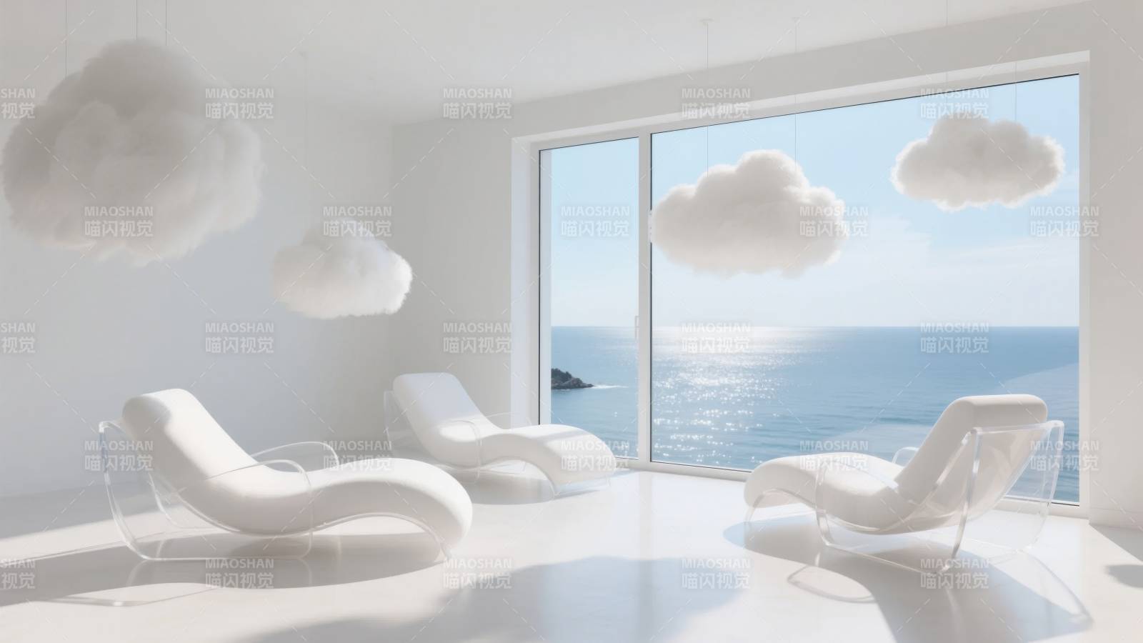 云海之上的白色空间图片