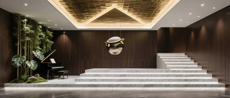 现代奢华大厅设计图片