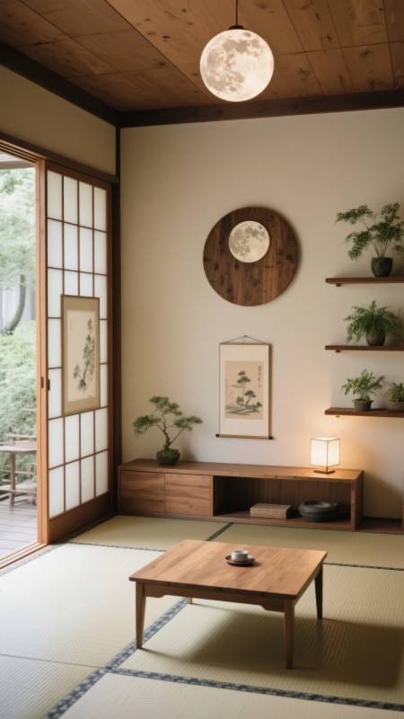 日式禅意茶室图片