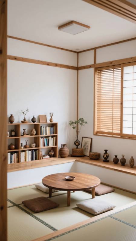 日式榻榻米书房图片