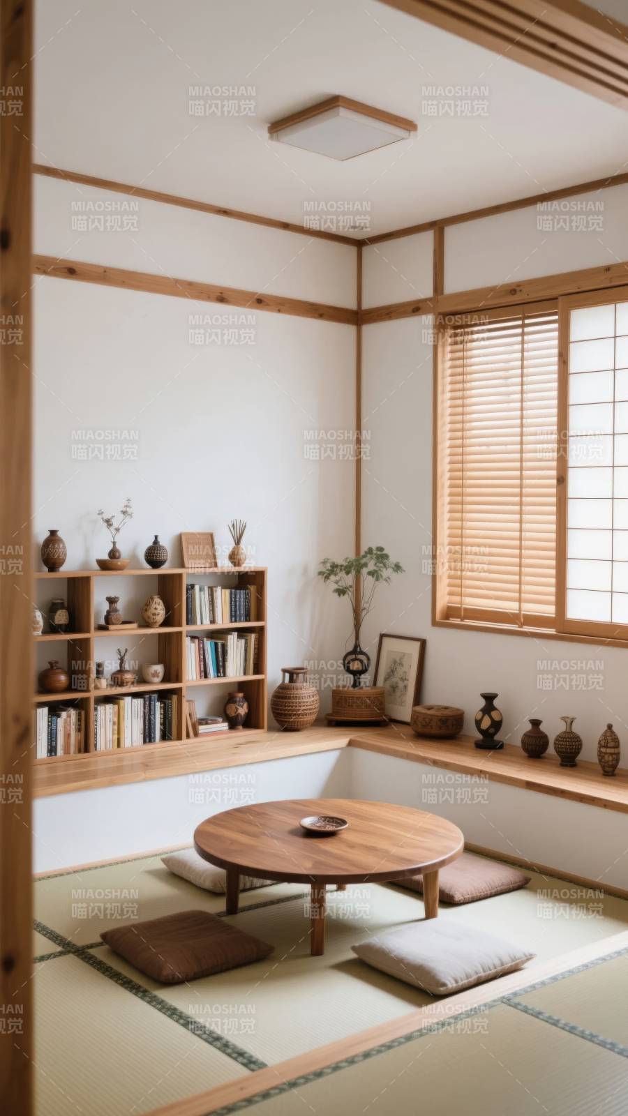日式榻榻米书房图片