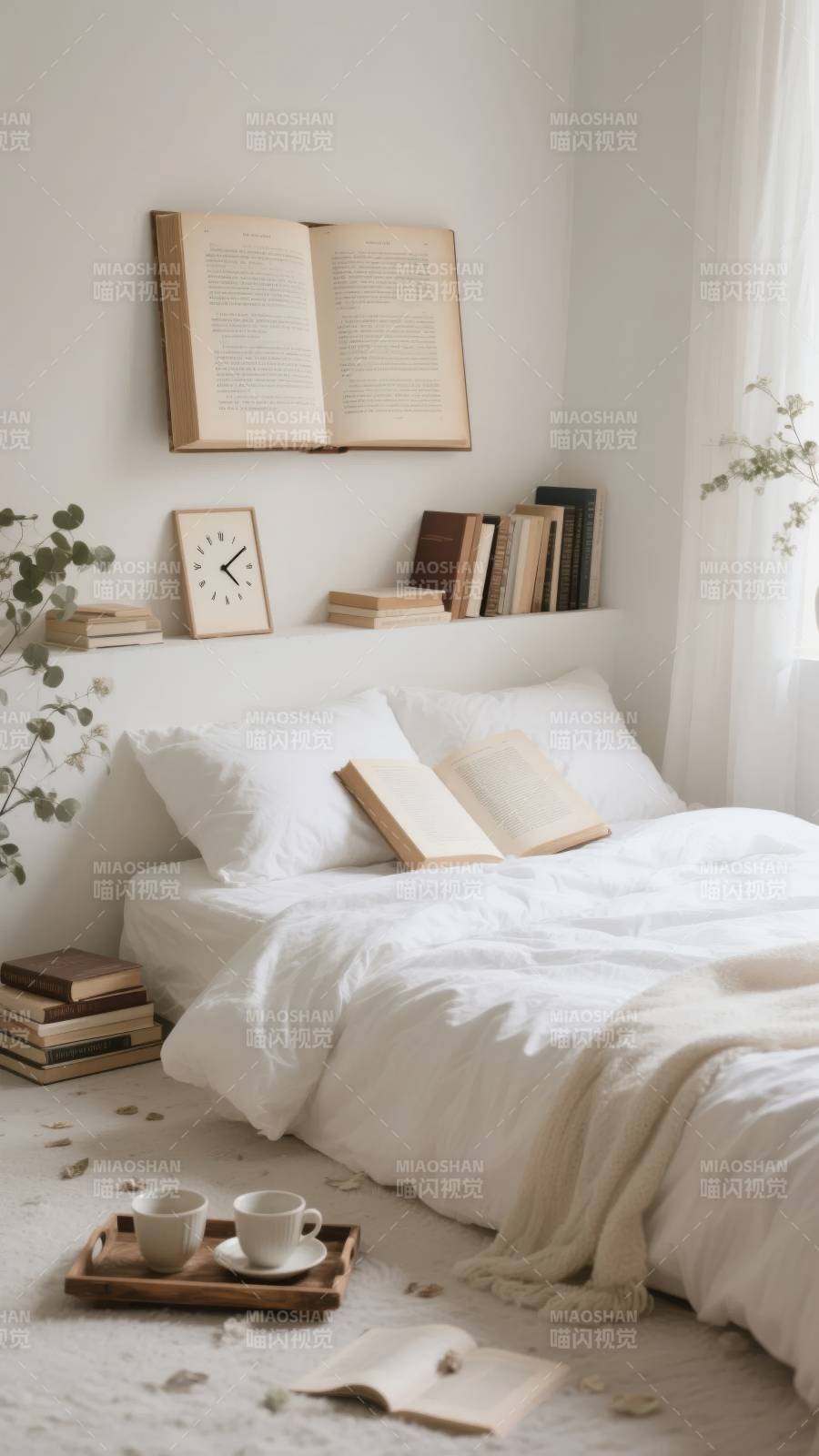 书页间的宁静时光图片