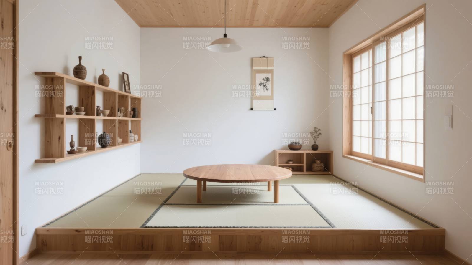 日式禅意榻榻米房图片