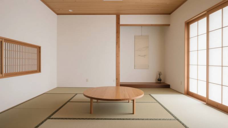 日式榻榻米房间图片