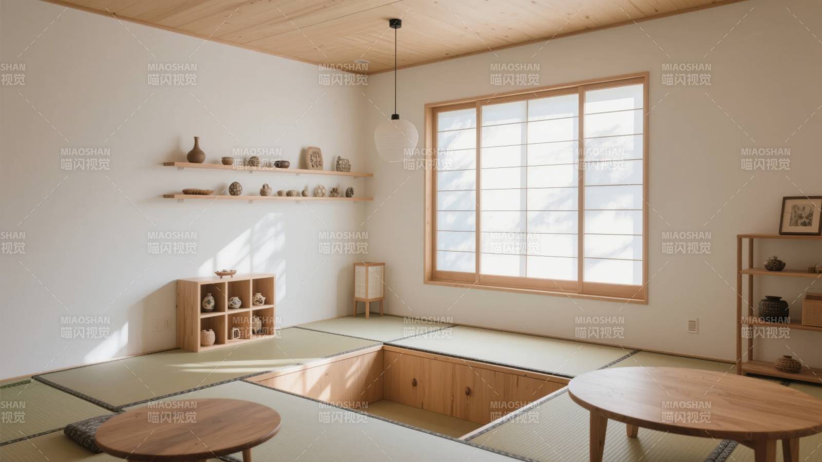 日式榻榻米房间图片