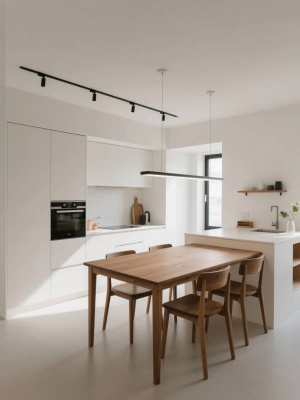 简约现代厨房餐厅图片