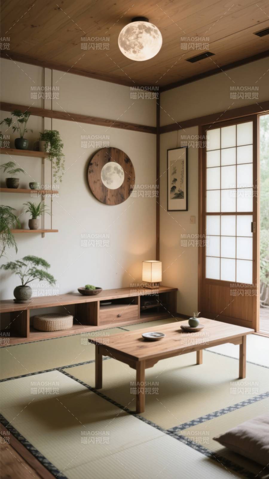 日式禅意茶室图片