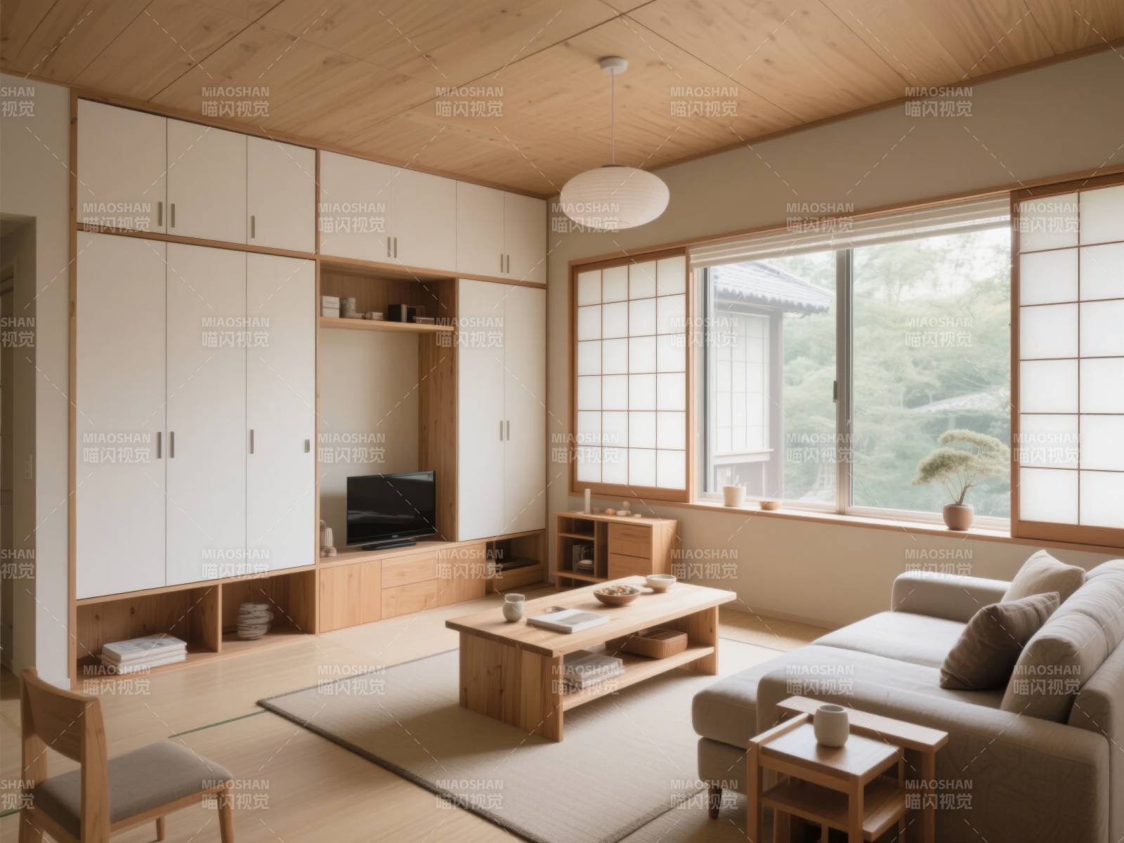 日式简约客厅图片