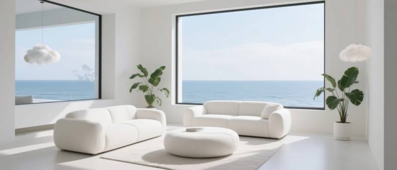 海景客厅 简约现代图片