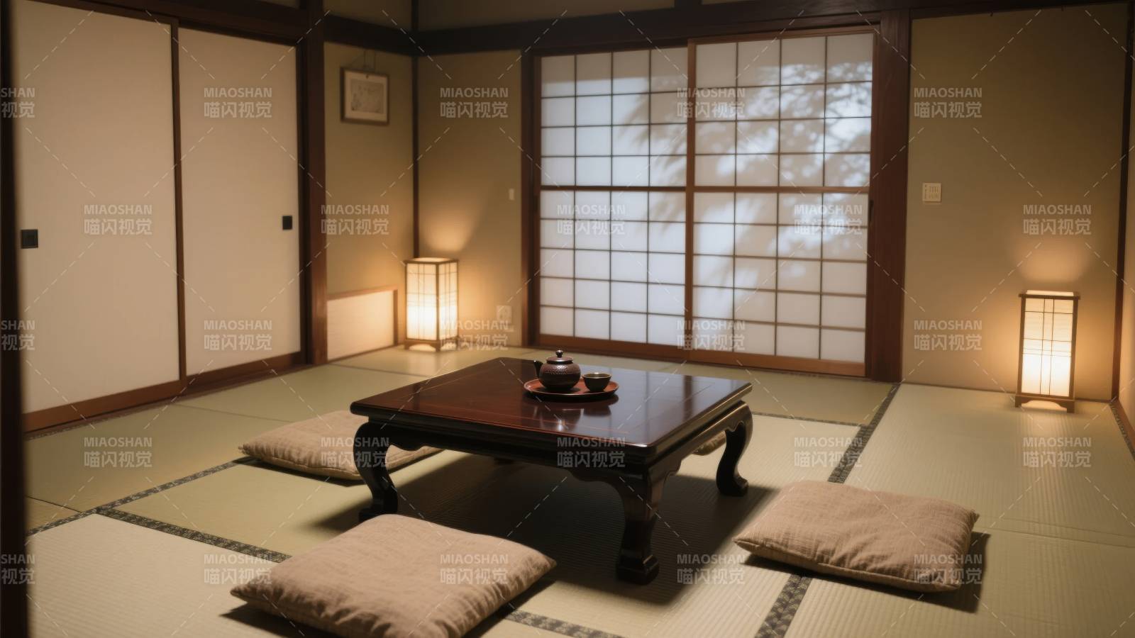 日式榻榻米房间图片