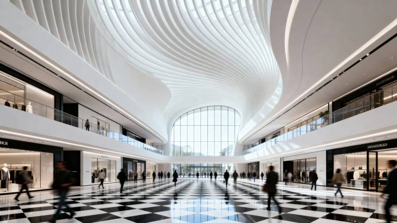 现代商场内部设计图片