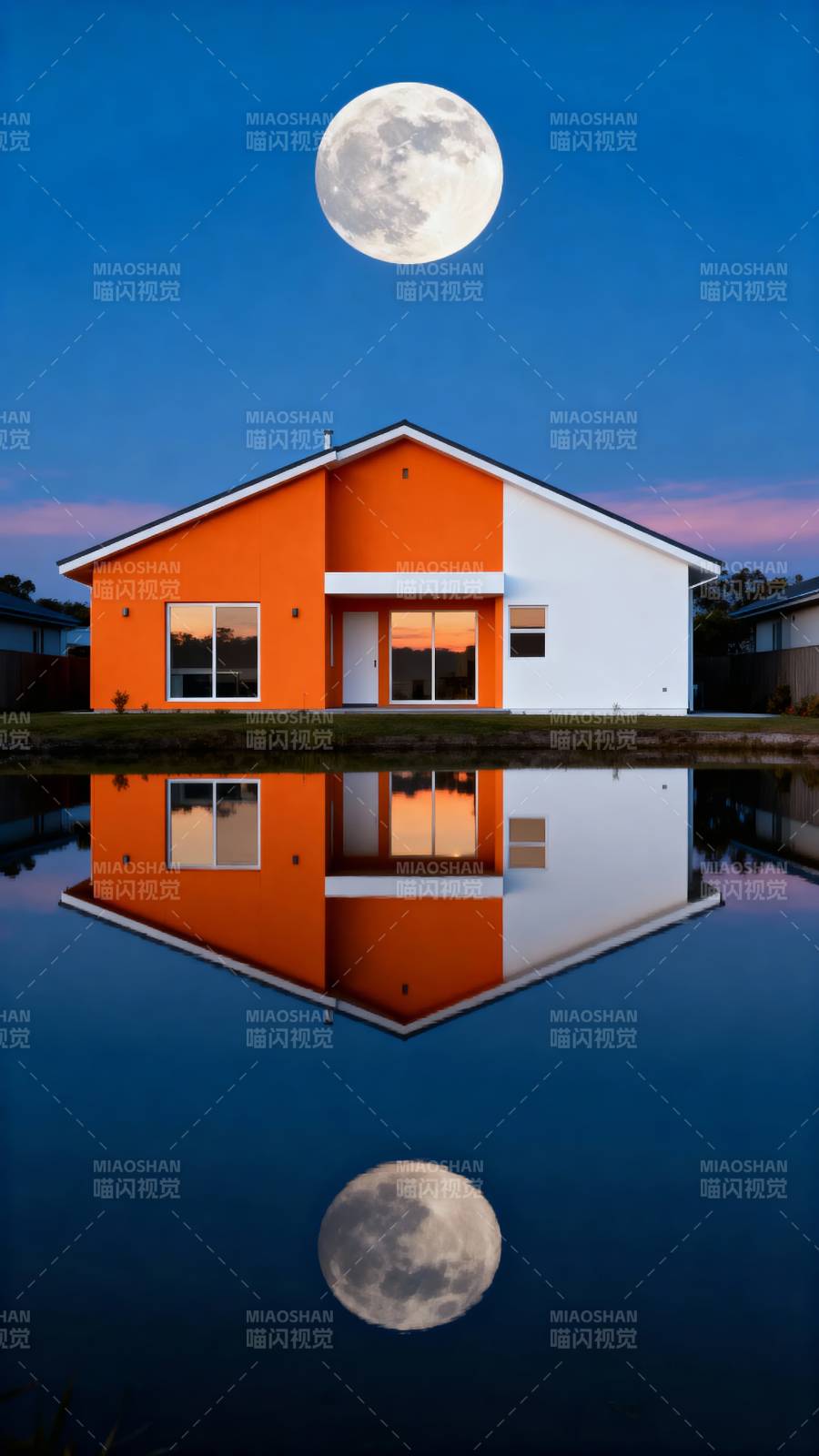 月映橙屋图片