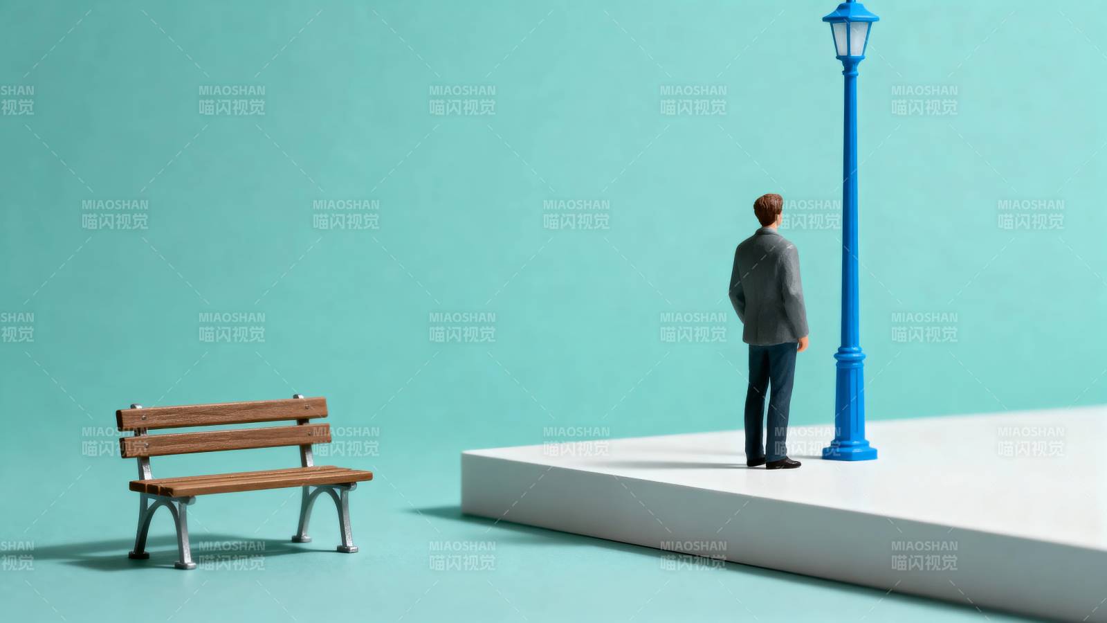 孤独的等待图片