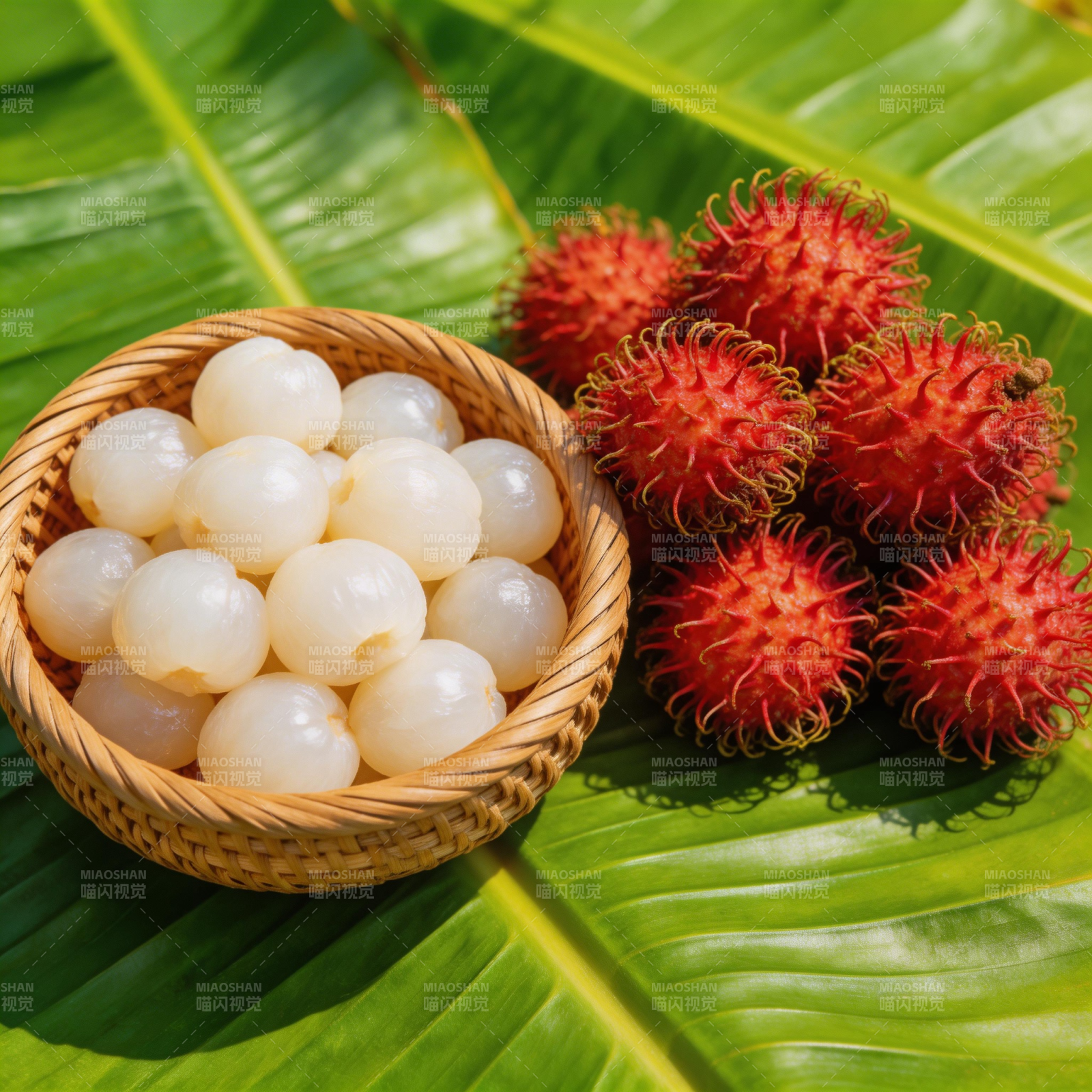 红毛丹与白果图片