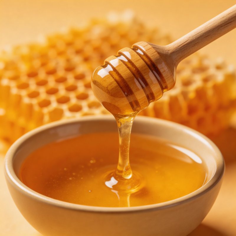 蜂蜜滴落瞬间图片
