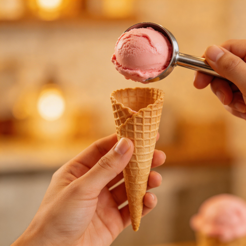 甜蜜冰激凌时刻图片