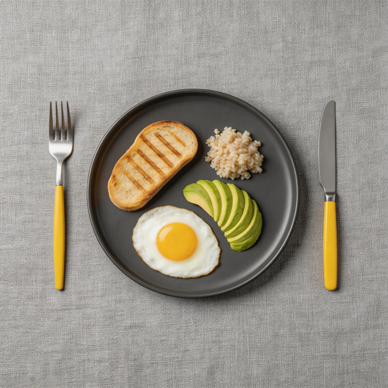 健康早餐盘图片