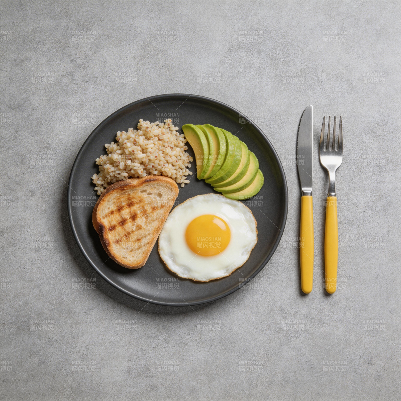 健康早餐盘图片