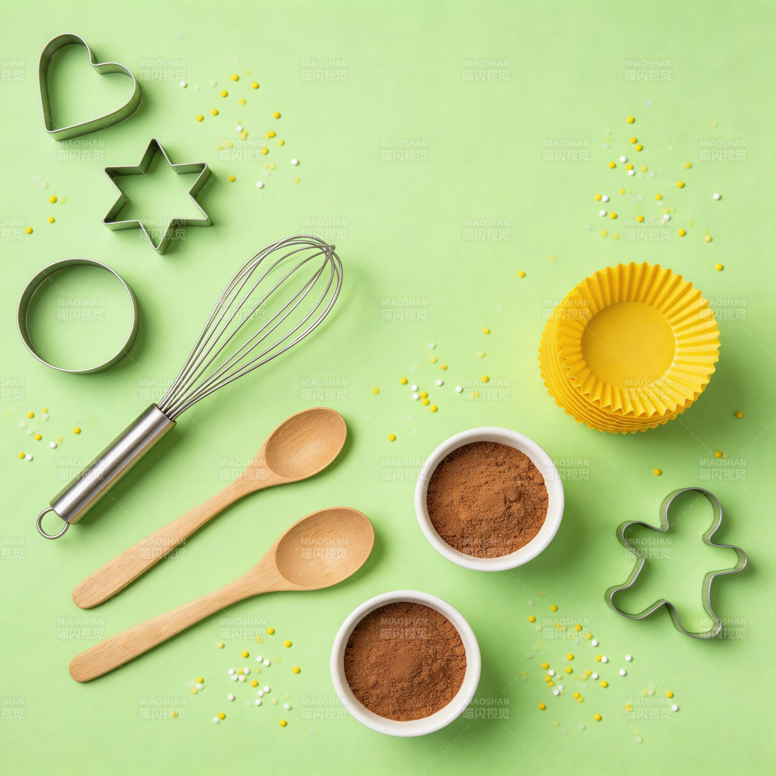 烘焙工具与配料图片