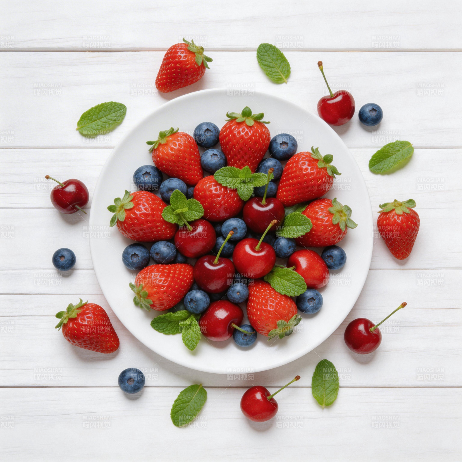 缤纷水果拼盘图片