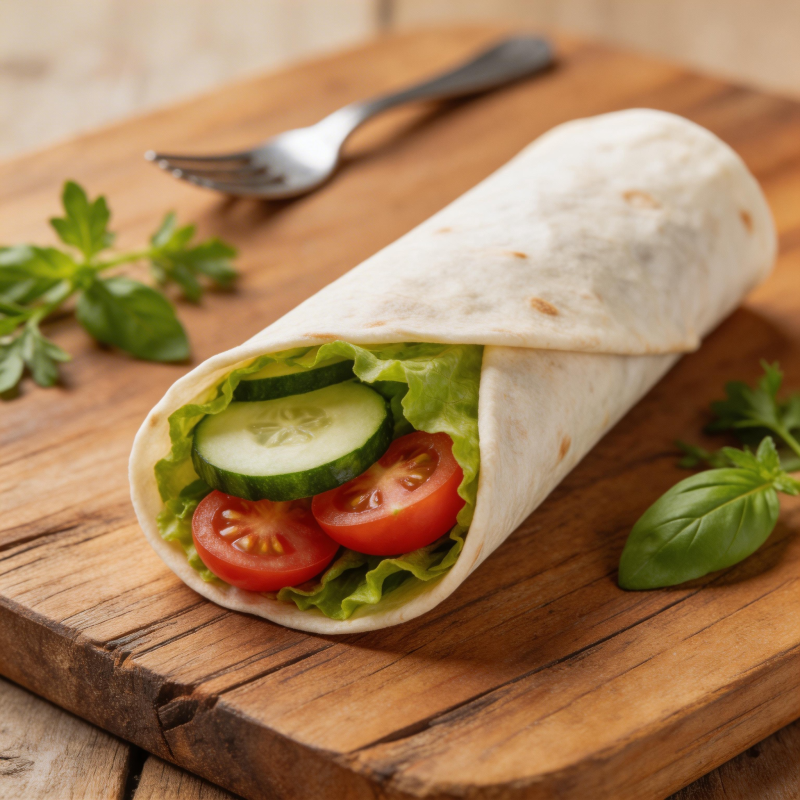 清新蔬菜卷图片