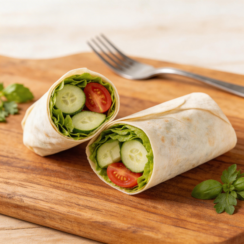 清新蔬菜卷图片