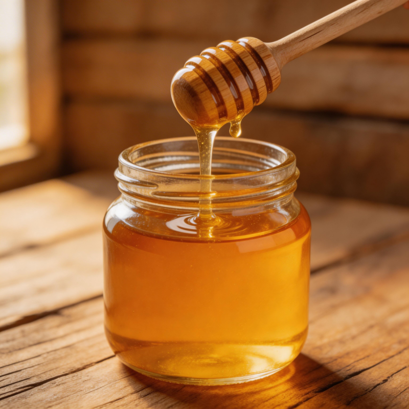 蜂蜜流淌的瞬间图片