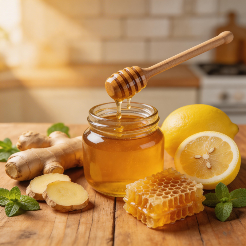 蜂蜜柠檬姜茶图片