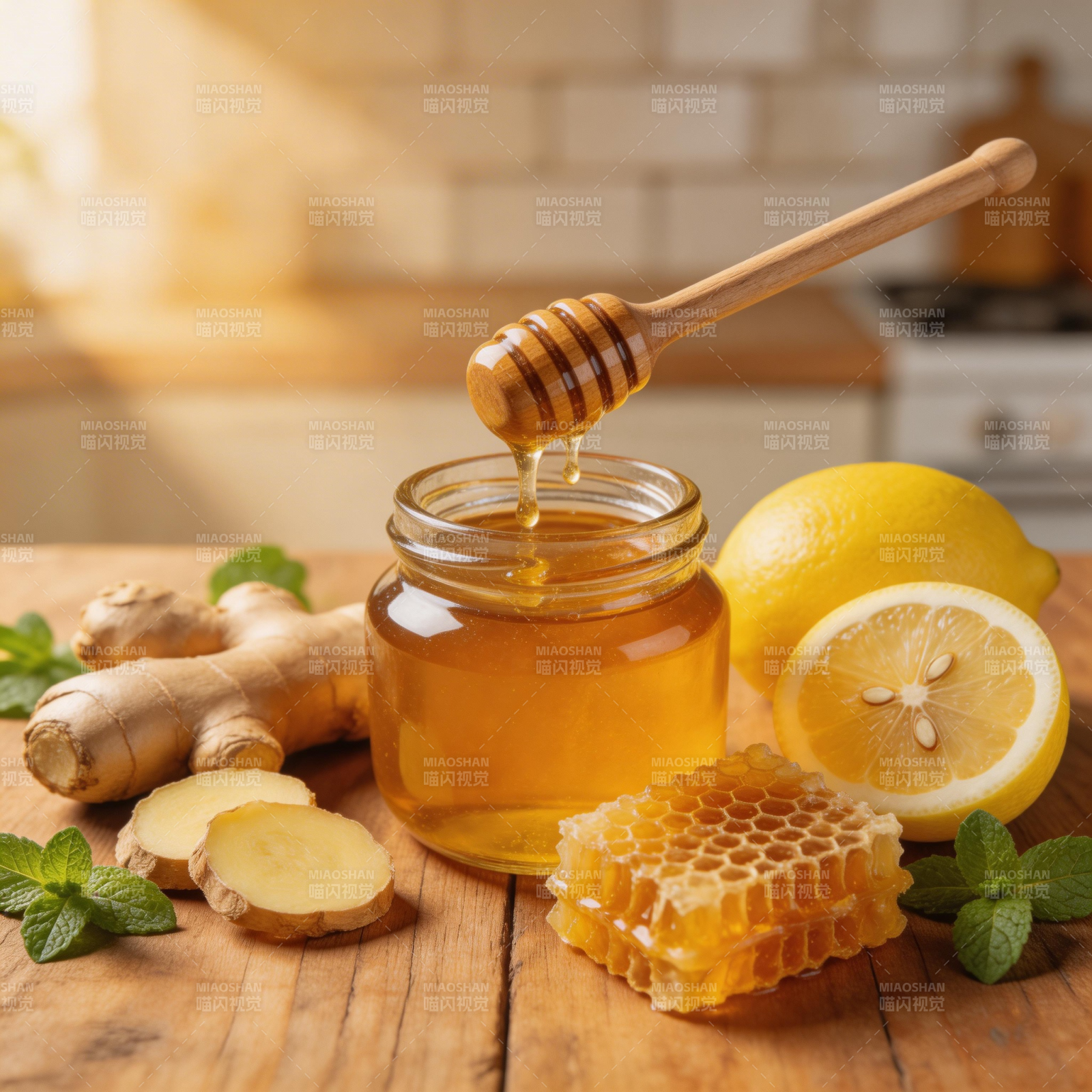 蜂蜜柠檬姜茶图片