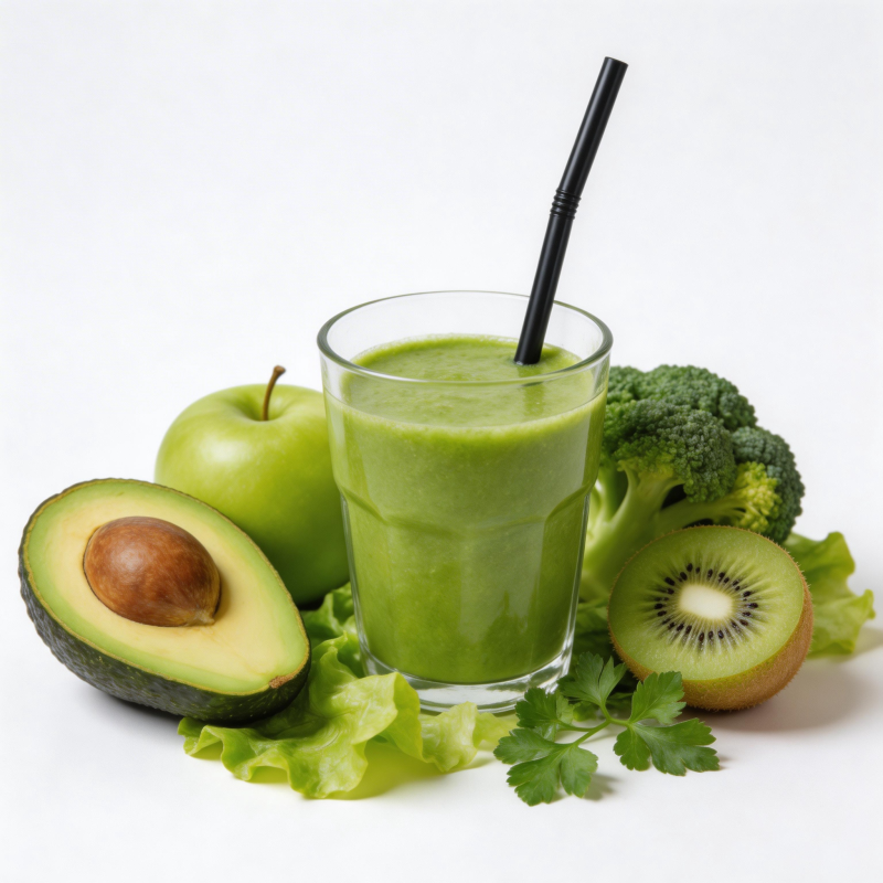 绿色果蔬汁图片