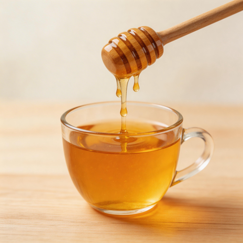 蜂蜜滴入茶杯图片