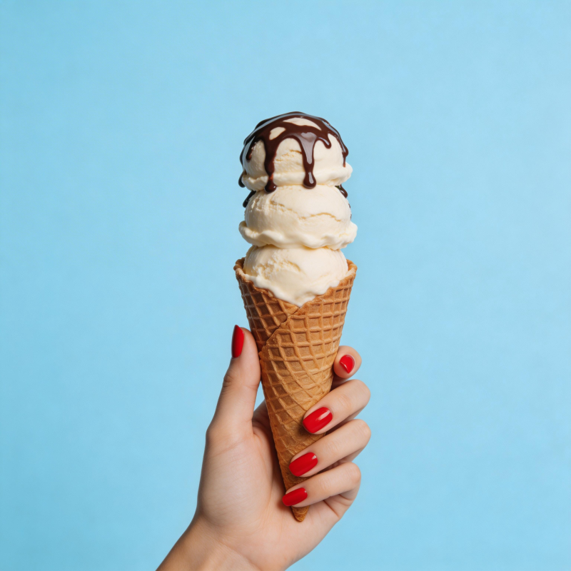 巧克力冰淇淋图片