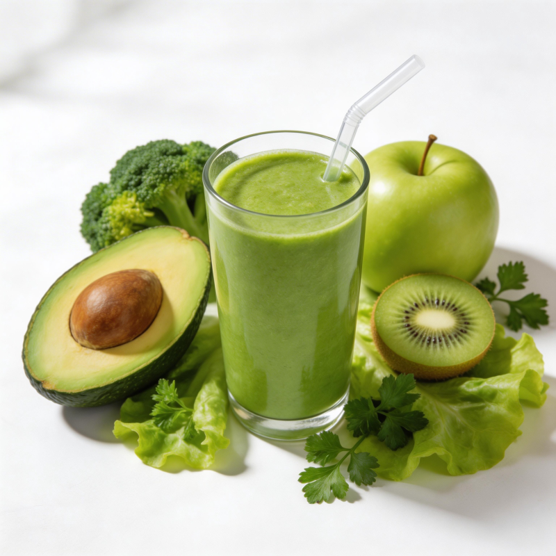 绿色果蔬汁图片
